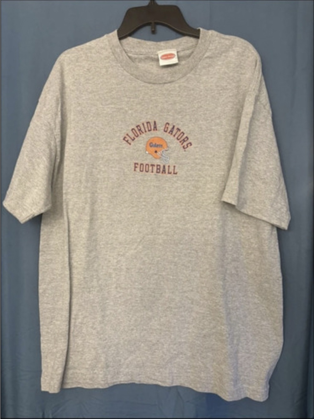 Vintage 90s Florida Gators Football T Shirt XL Campus Designs Gray USA